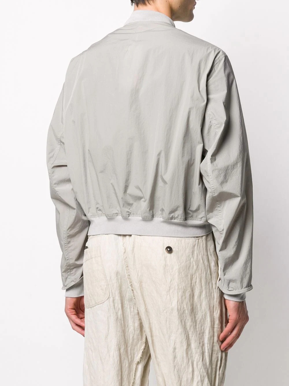 cropped bomber jacket - 4