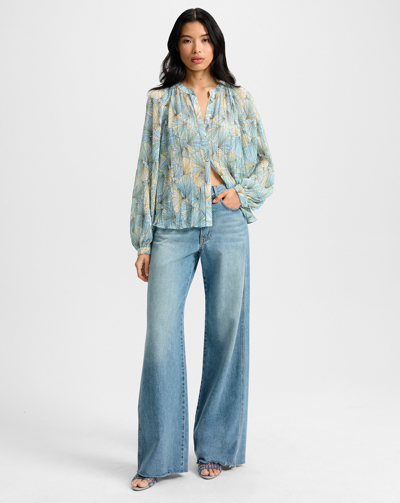 FENNEL PLEATED BLOUSE - 3