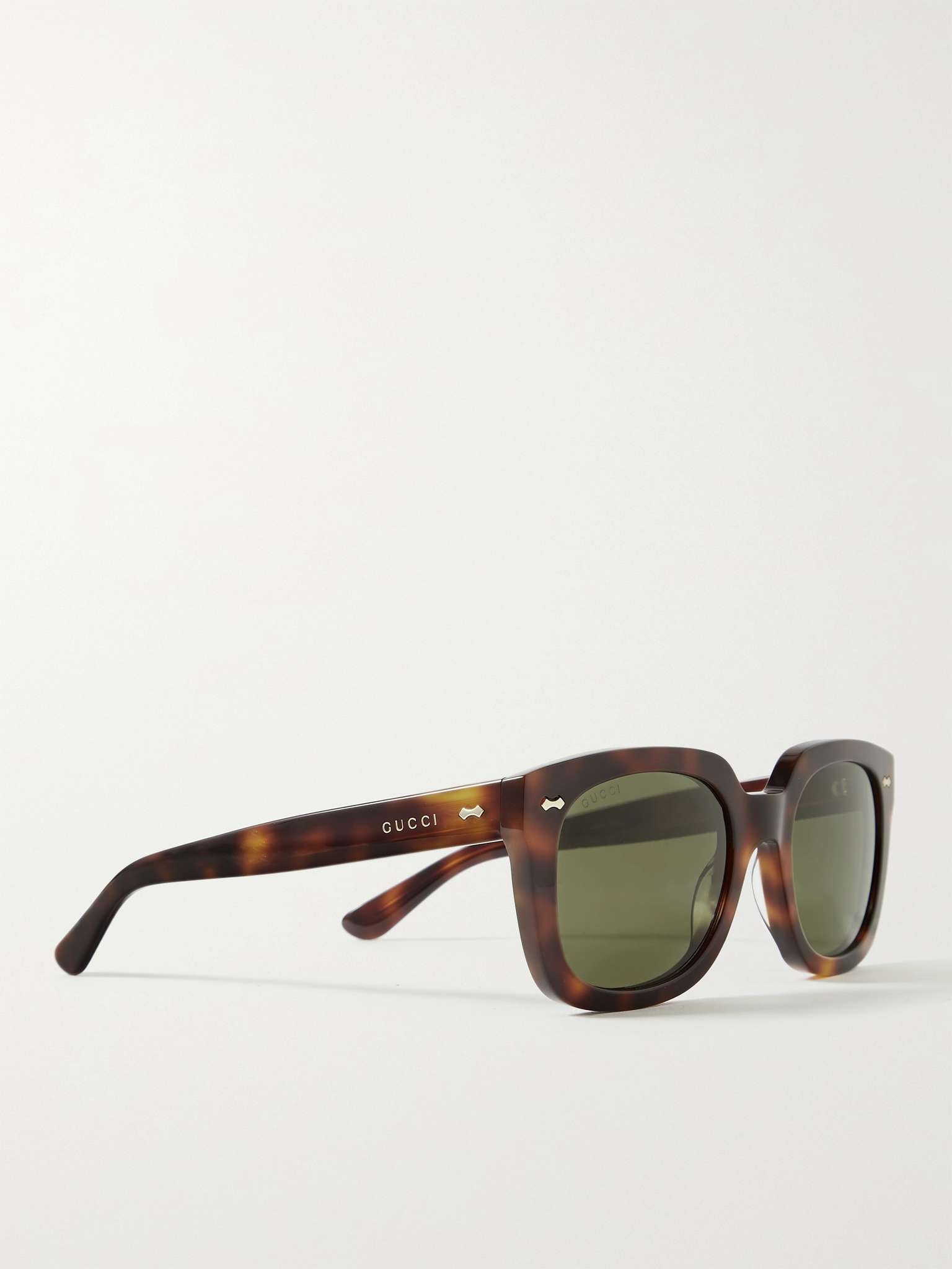 Square-Frame Tortoiseshell Acetate Sunglasses - 3