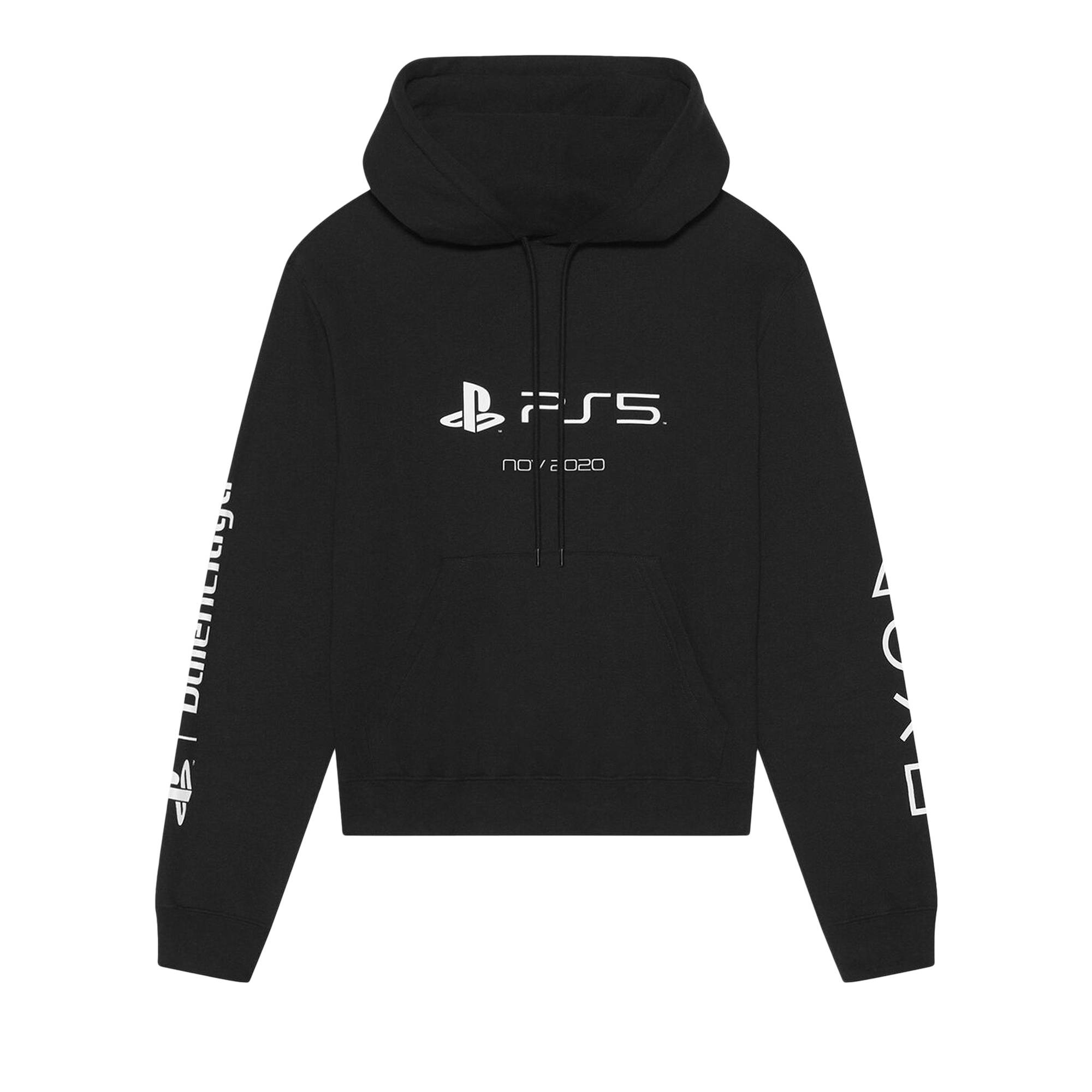 Balenciaga Playstation Shrunk Hoodie 'Black' - 1
