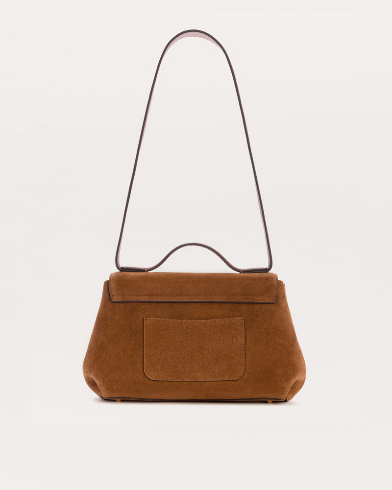 Realm Suede Top Handle Bag 3