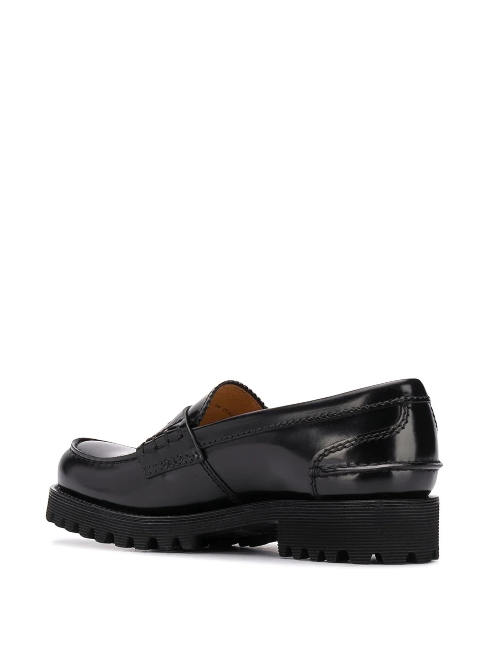 Cameron brushed leather loafers - 3