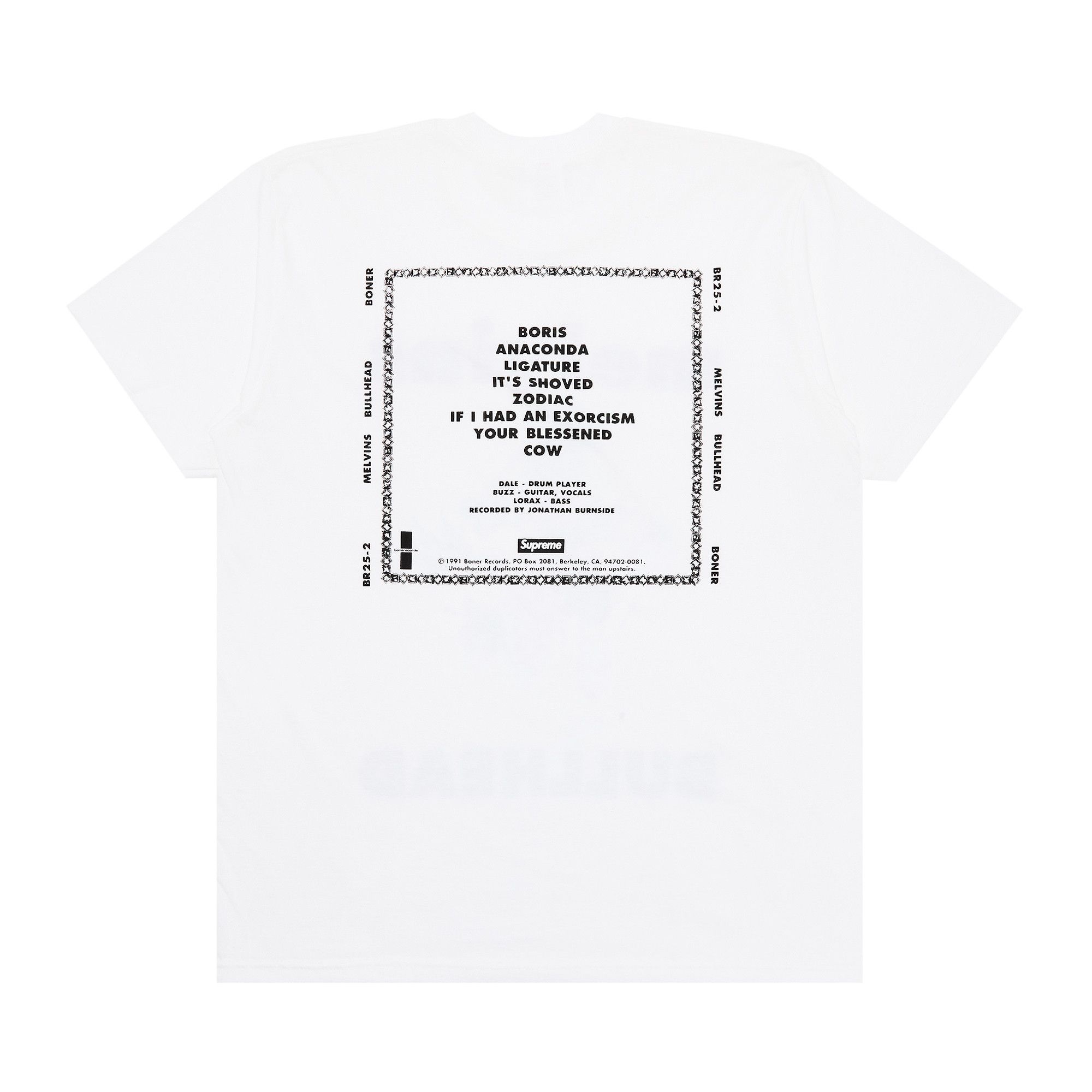 トップス Supreme Melvins Bullhead Tee large size Supreme Melvins Bullhead Tee (SS24) - $48