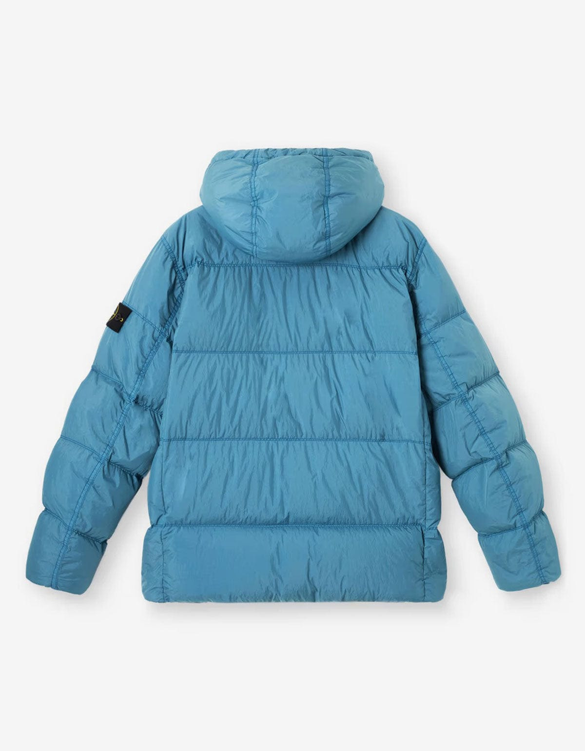 Stone Island Blue Crinkle Reps Ny. Down Jacket - 2