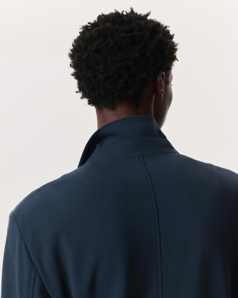 Achilles Italian Cotton-Blend Knit Blazer 6