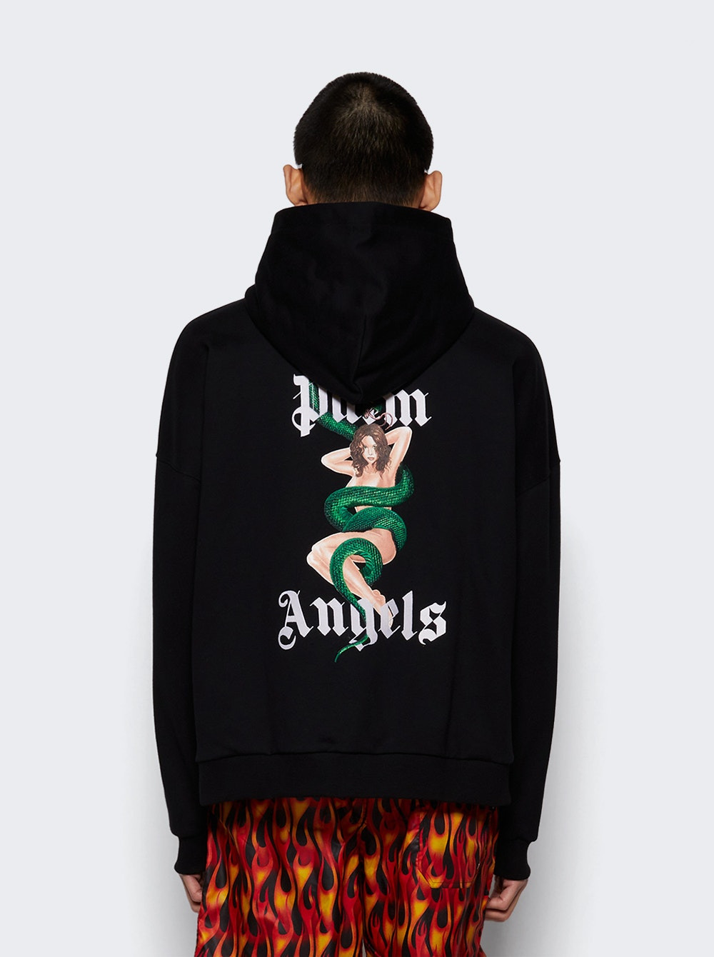 Ivy Pin Up Zipped Hoodie Black - 5