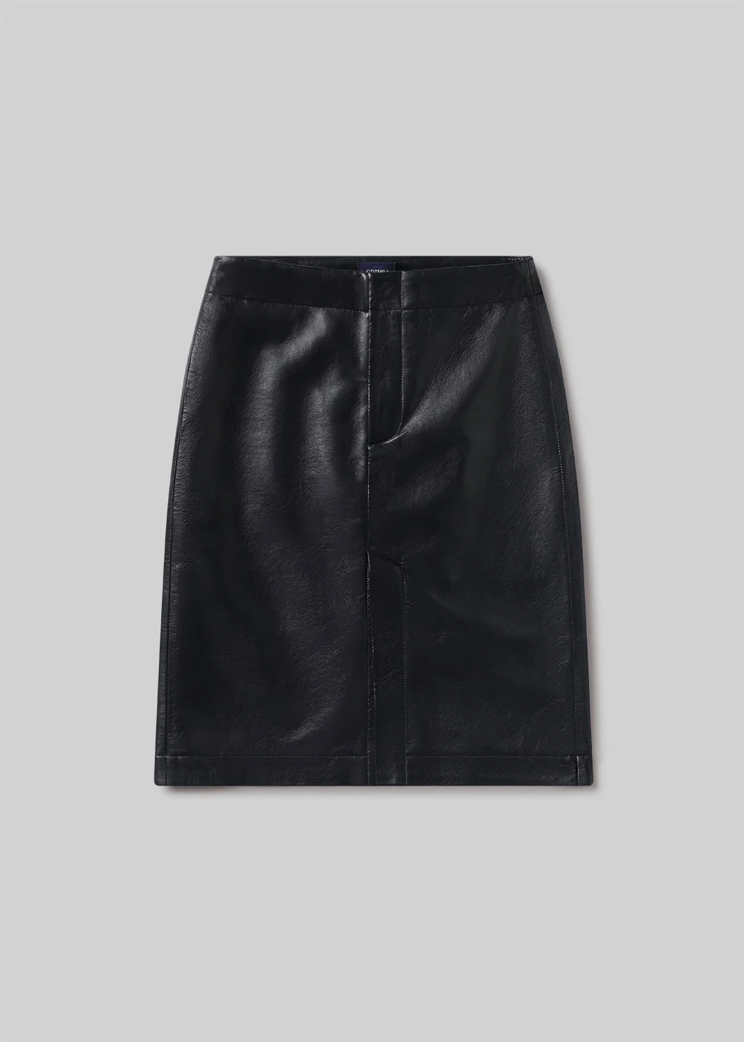 Nara Pencil Skirt Recycled Leather
In Black - 1