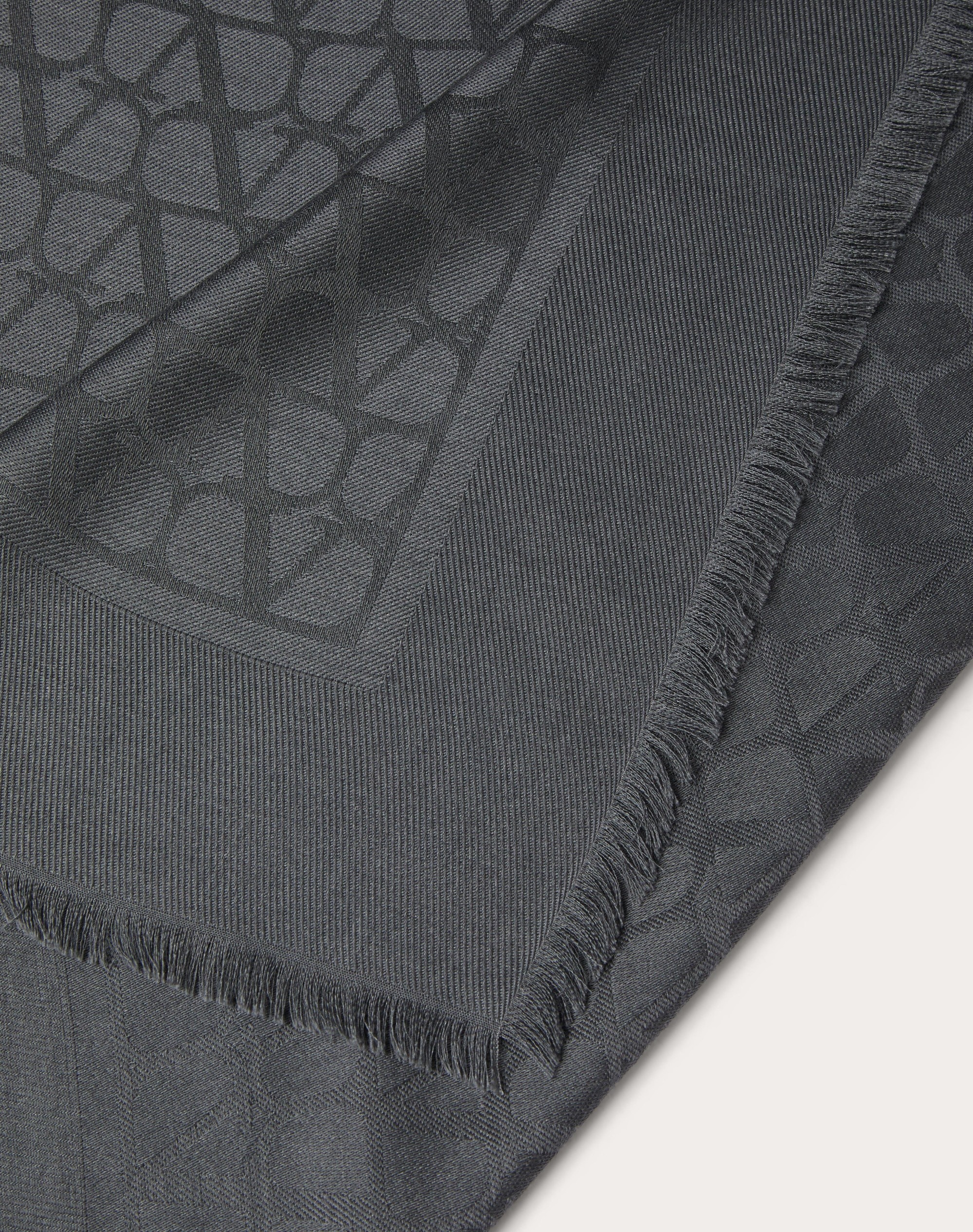 TOILE ICONOGRAPHE WOOL AND SILK SHAWL - 3