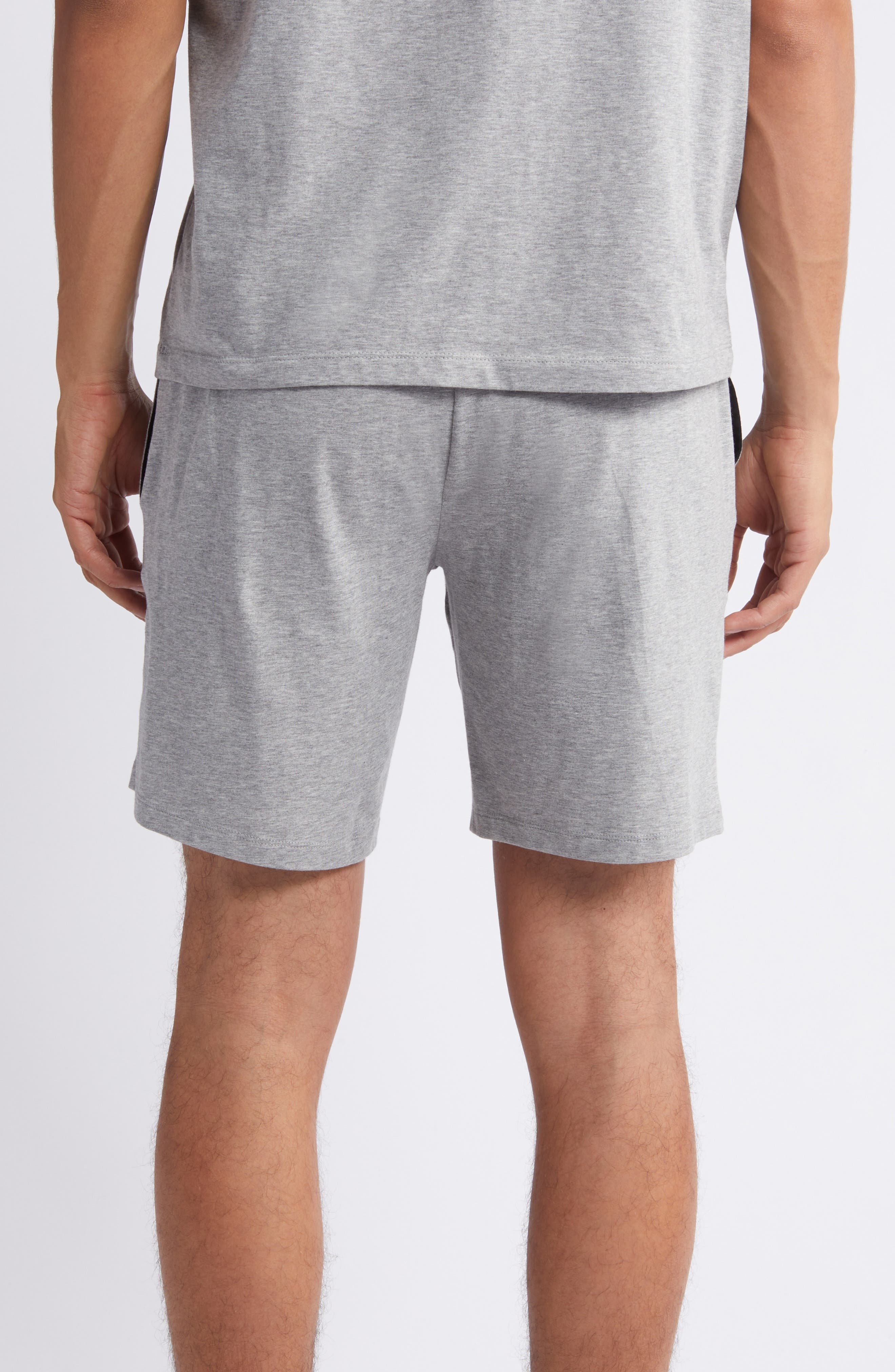BOSS Mix Match Pajama Shorts in Medium Grey at Nordstrom - 2