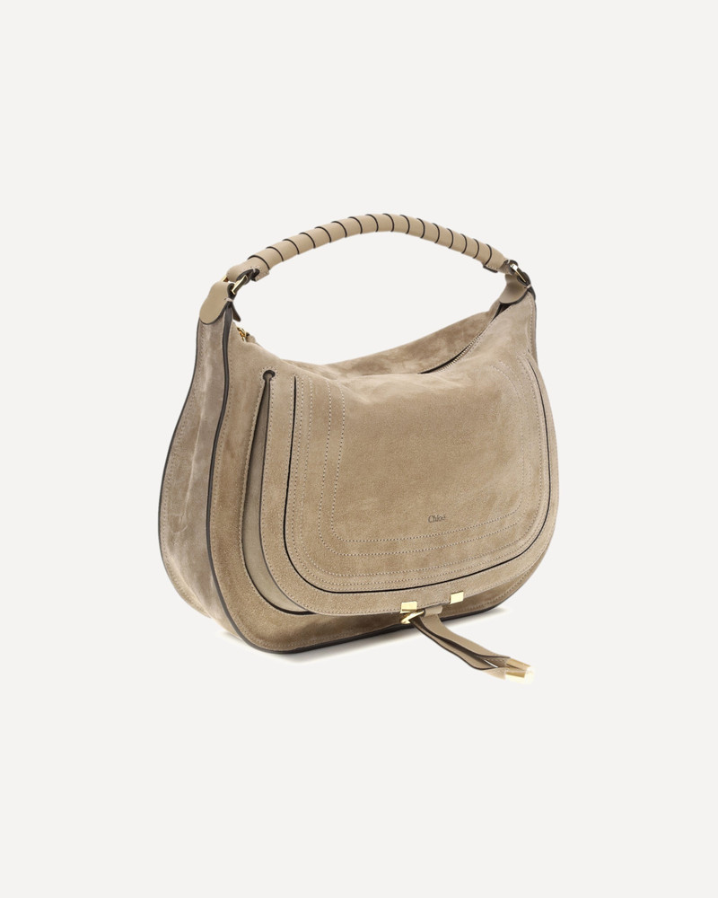 Chloé Marcie suede leather Shoulder Bag outlook