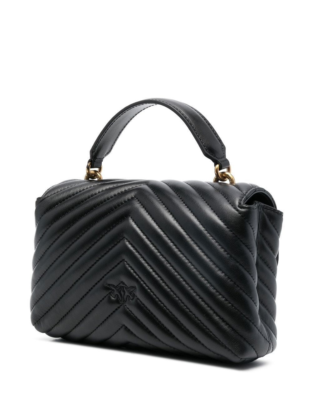 Love quilted top-handle bag - 3