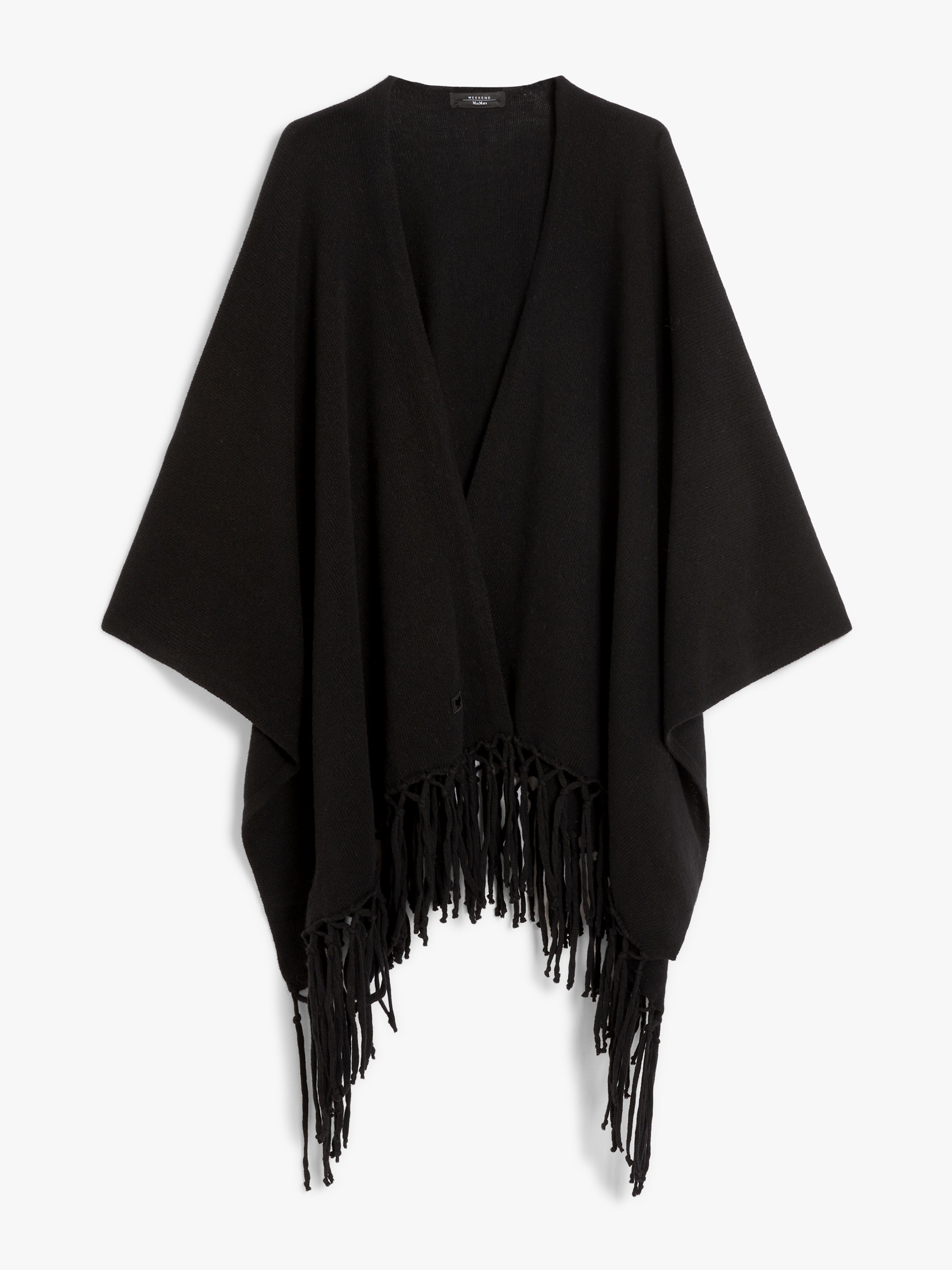 POMPOSA Pure wool poncho - 1