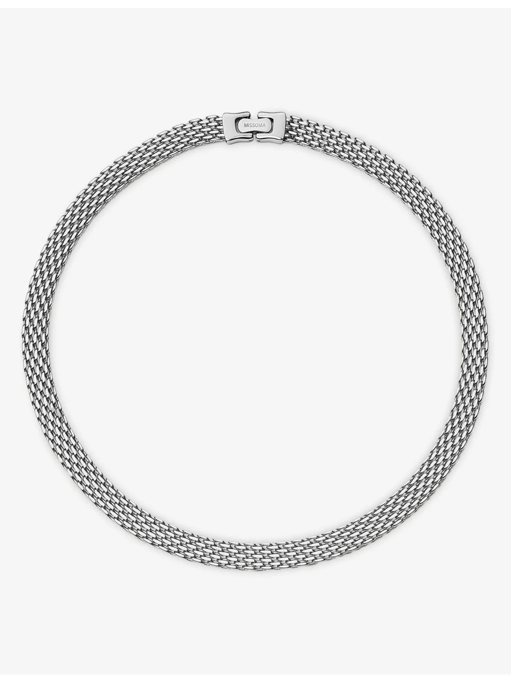 Heirloom Chain Platinum-Plated Stainless Steel Choker Necklace - 1