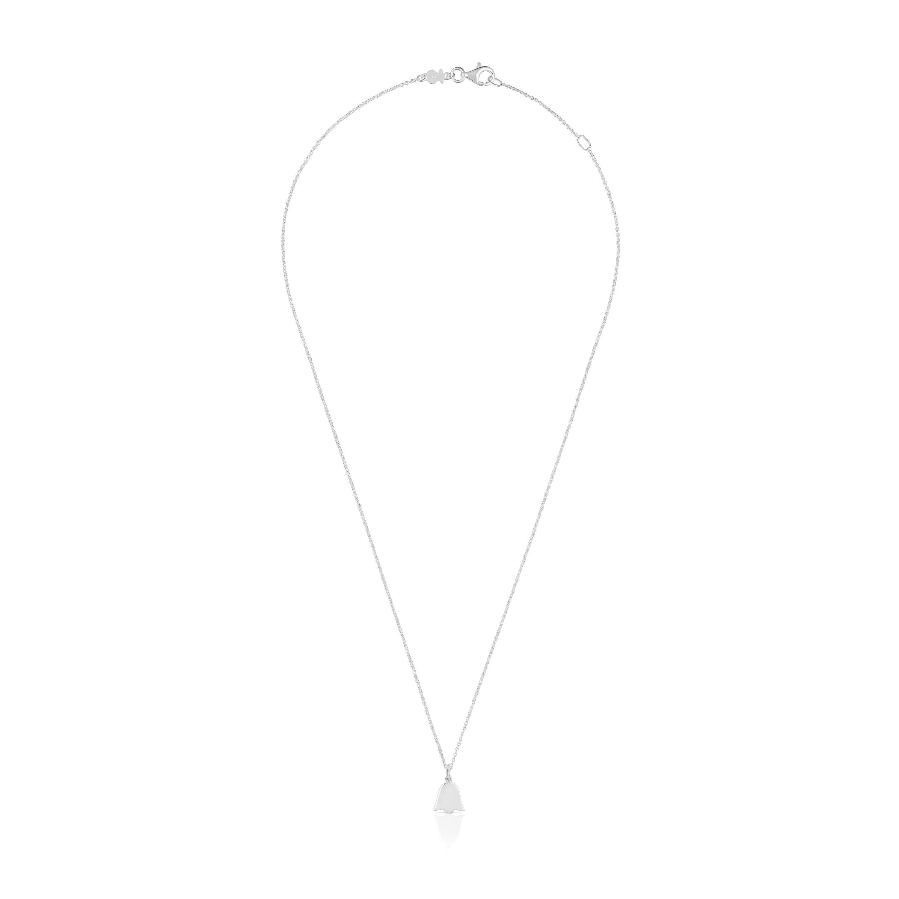 Short silver tulip Necklace TOUS Motifs - 1