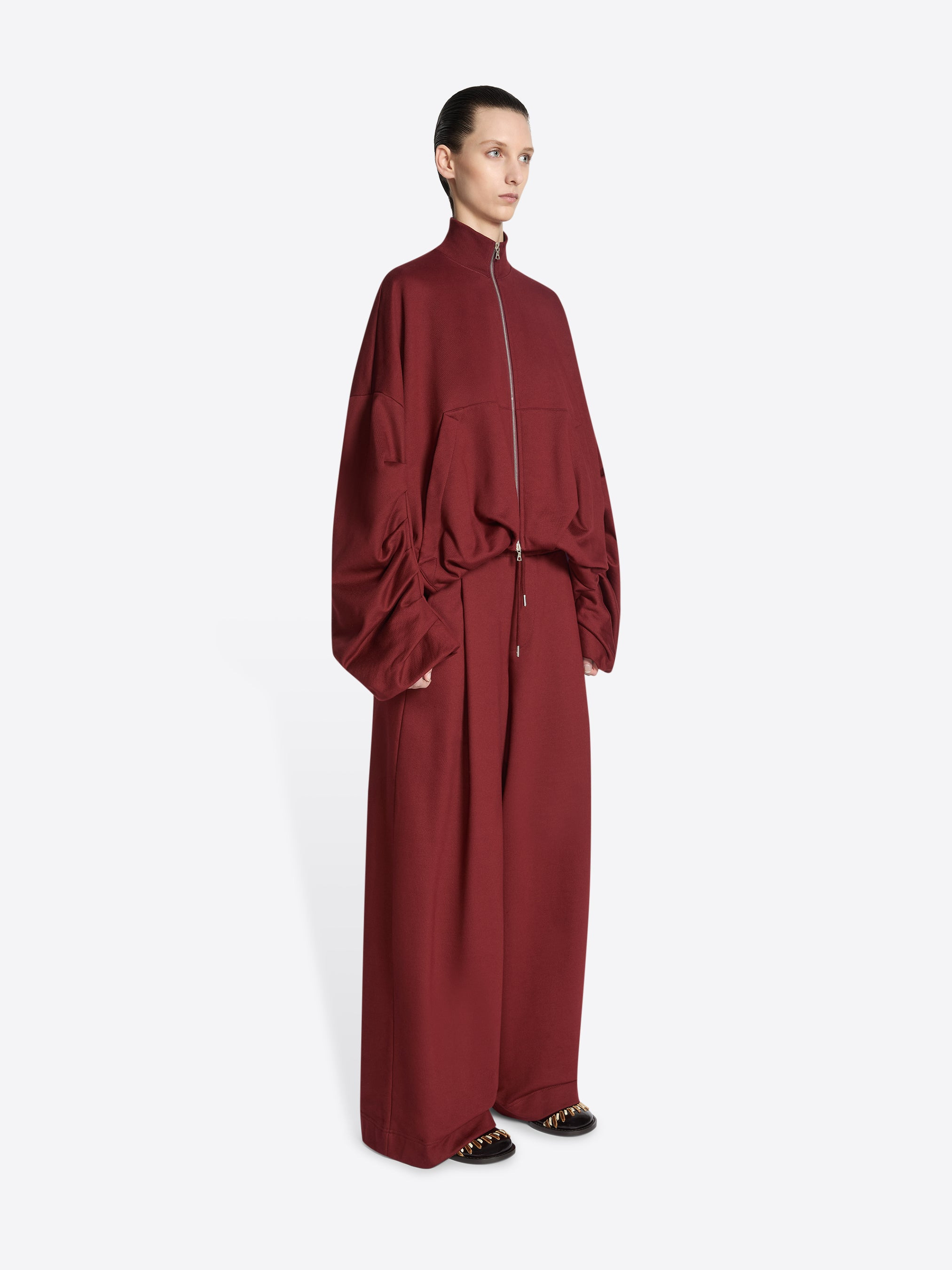 DRAPED JERSEY JACKET - 3