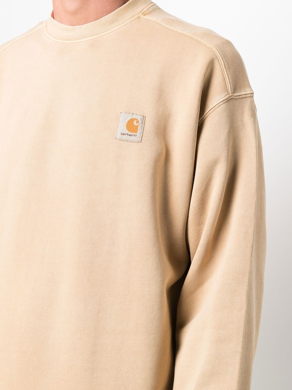 logo patch sweatshirt - 5