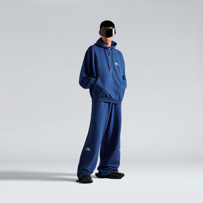 BALENCIAGA Men's 3b Sports Icon Sweatpants in Light Marine Blue outlook