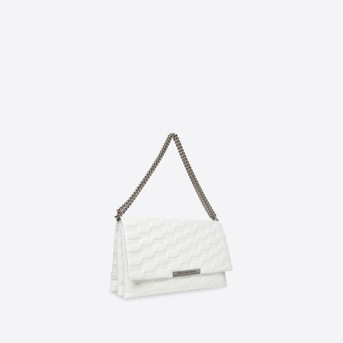 Women's Triplet Xl Bag Bb Monogram in White - 2