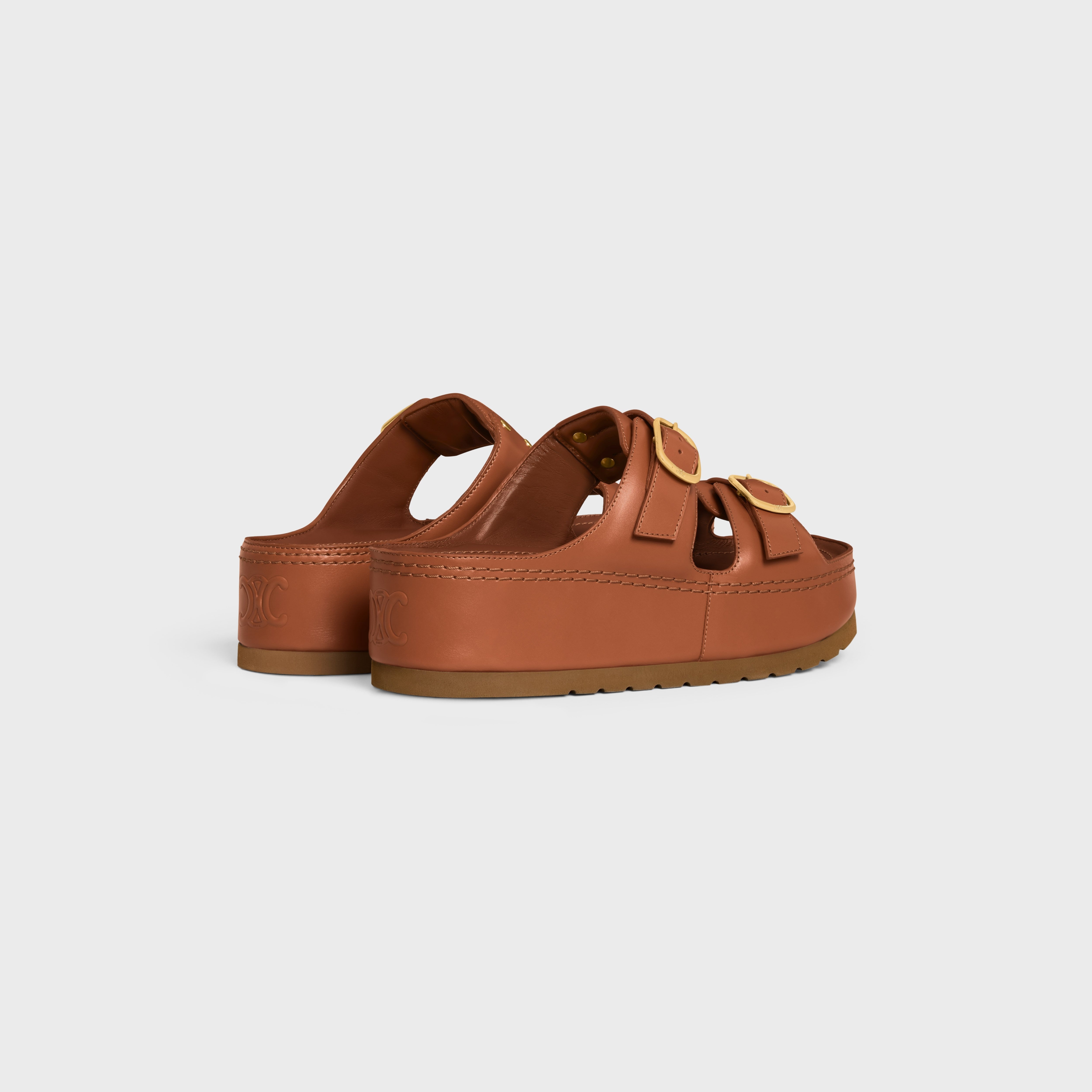 CELINE POLLY WEDGE MULE IN CALFSKIN - 3