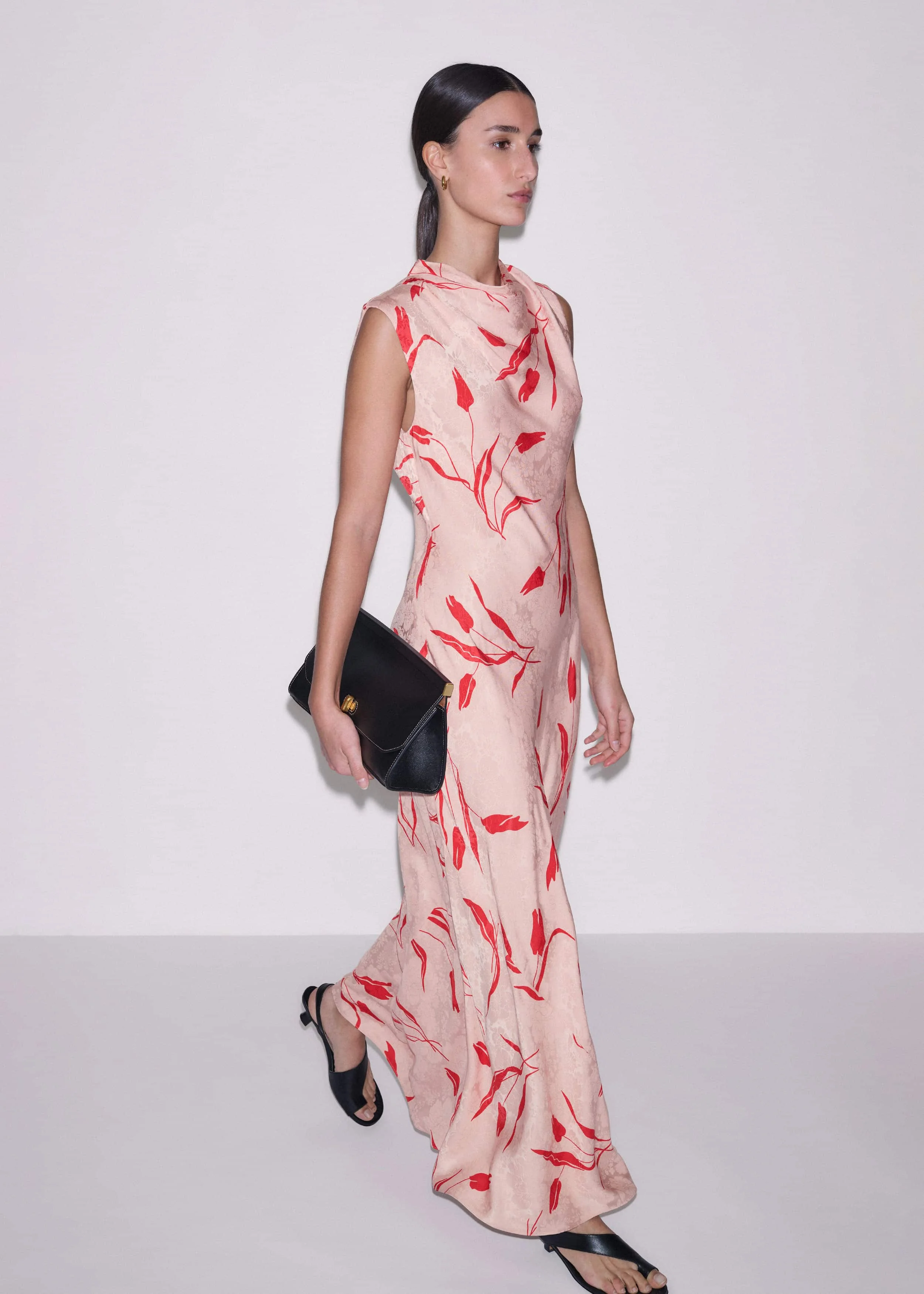 Bias Cut Maxi Dress - 1