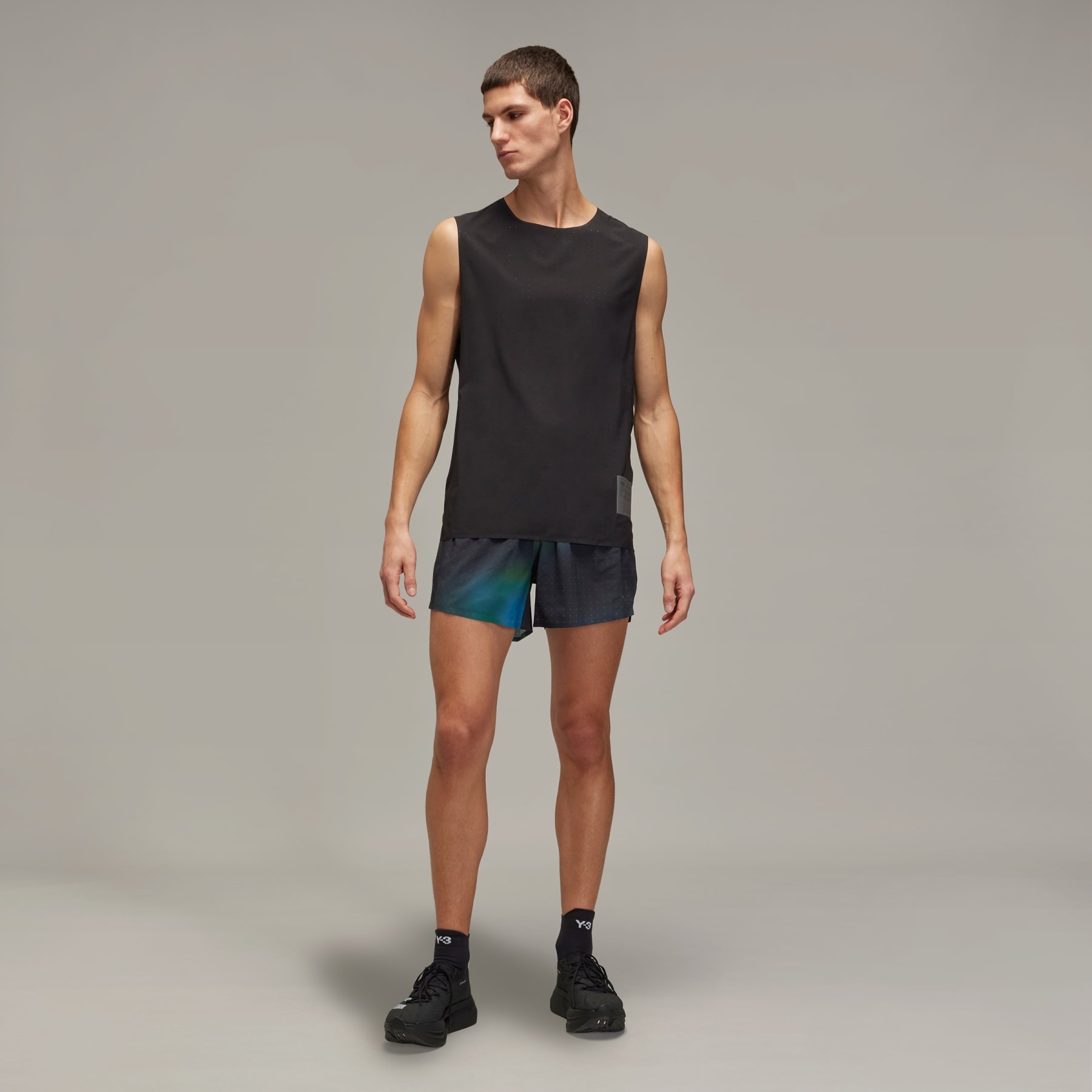 Y-3 Allover Print Running Shorts - 5