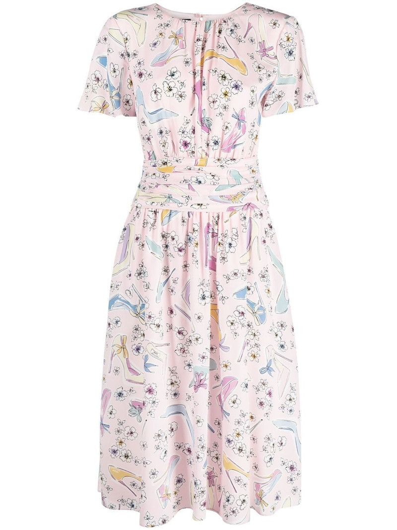 graphic-print dress 1