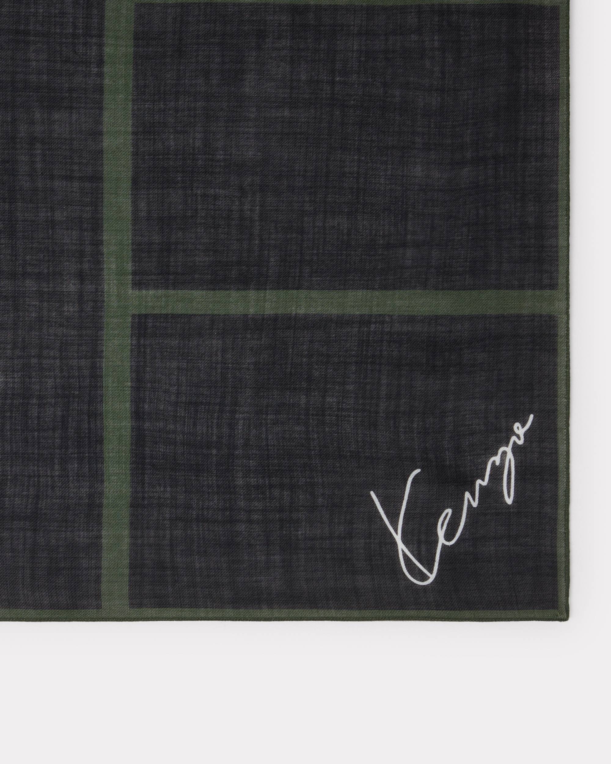 'KENZO Weave' large wool square - 2
