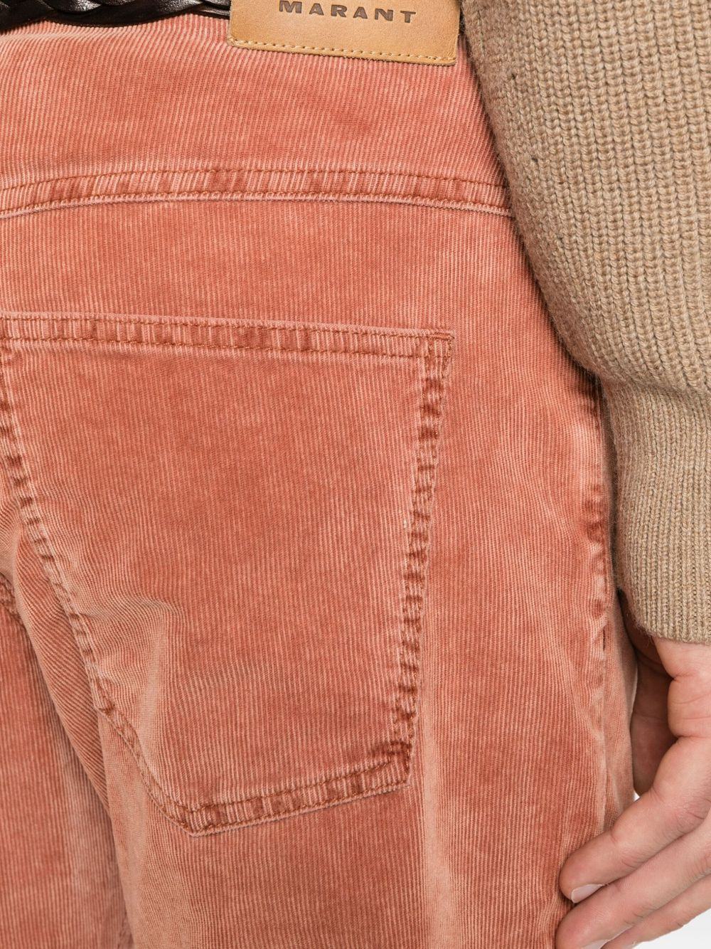 corduroy five-pocket trousers - 5
