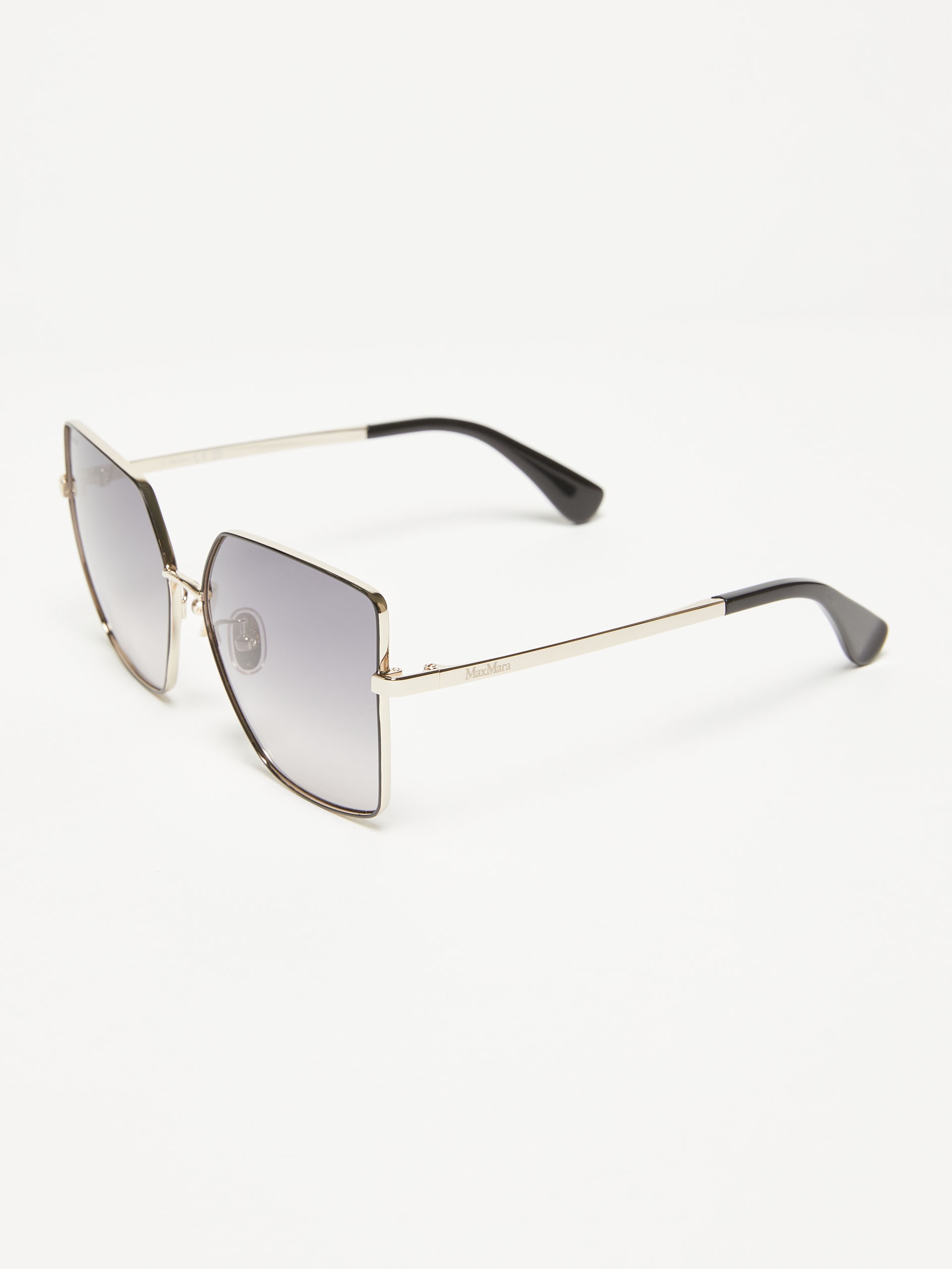 NATALIA Oversized metal sunglasses - 2