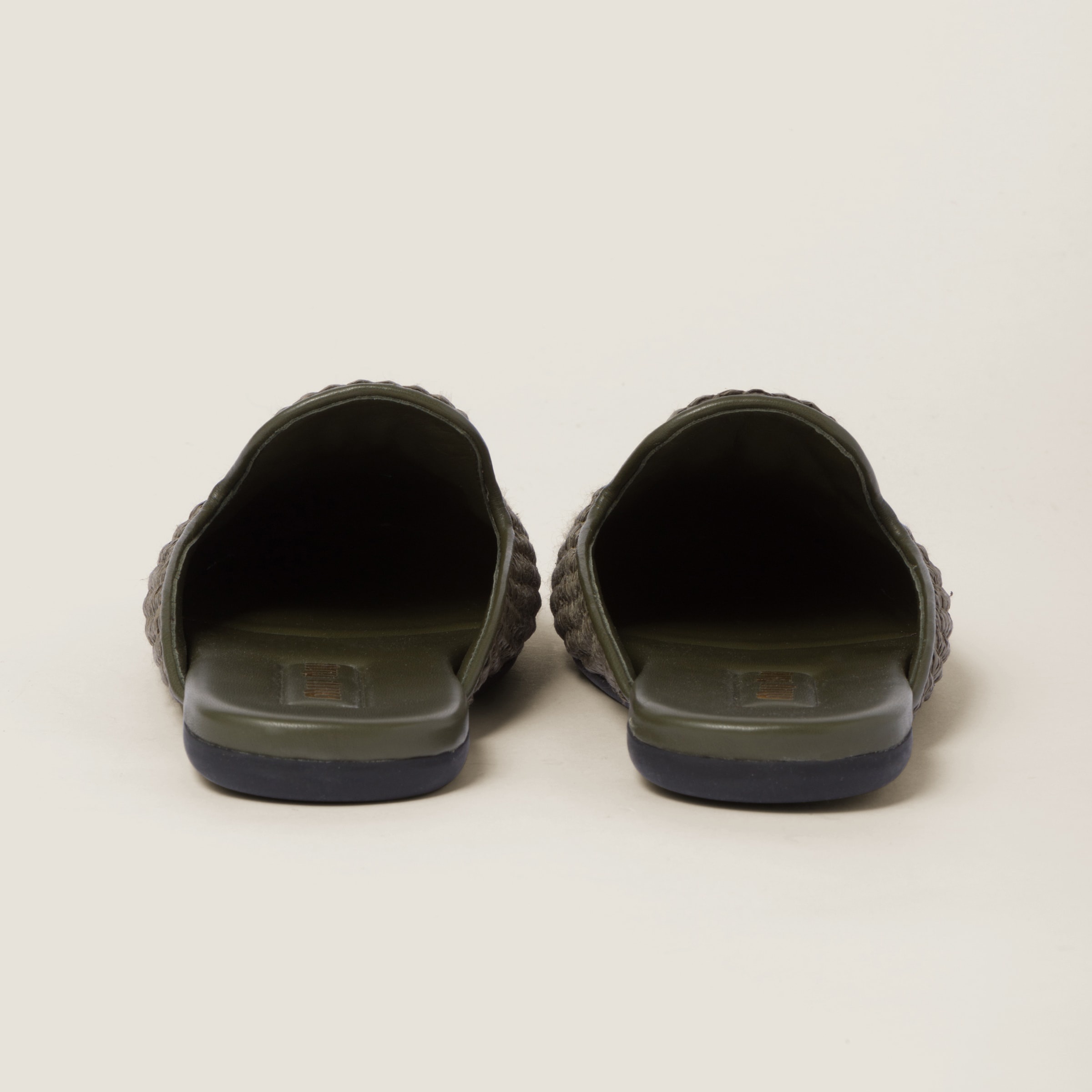 Raffia-effect slippers - 3