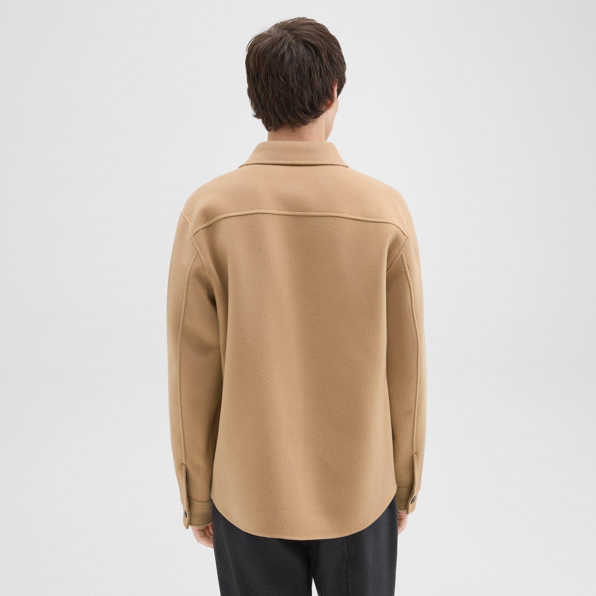 Shirt Jacket in Double-Face Wool-Cashmere - 4