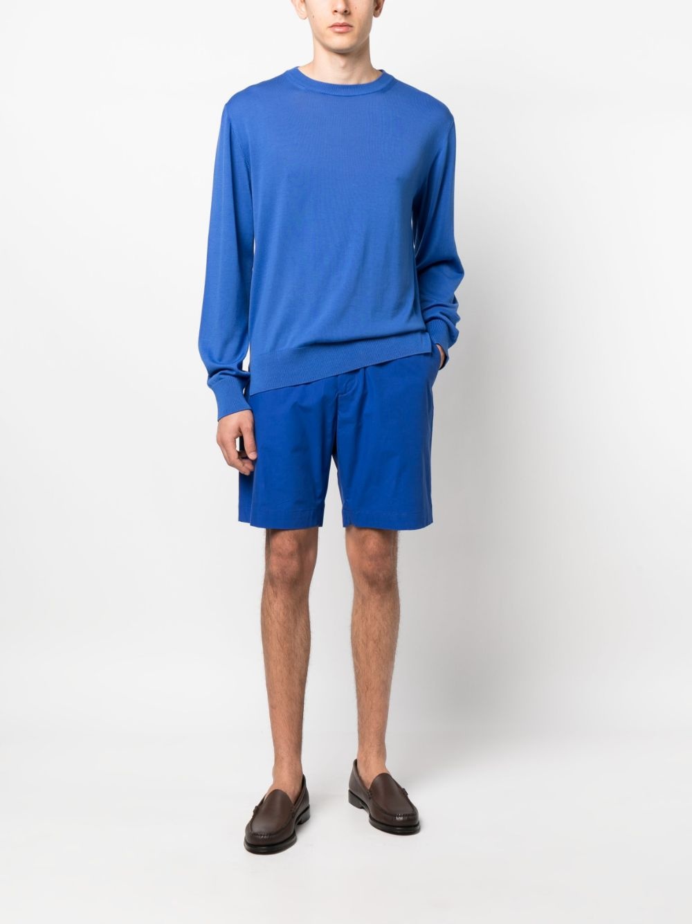 fine-knit cotton jumper - 2