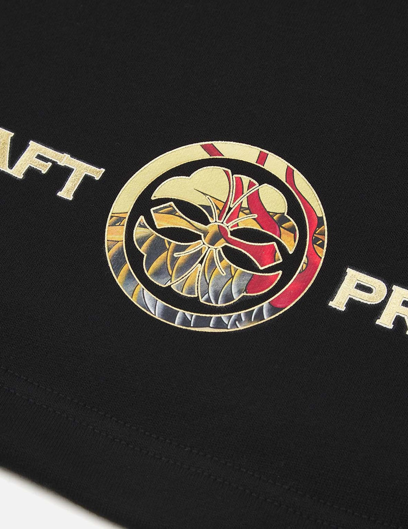 KAMON AND LOGO PRINT TURTLENECK SWEATSHIRT 10