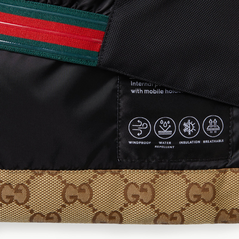 GG technical fabric jacquard jacket 8