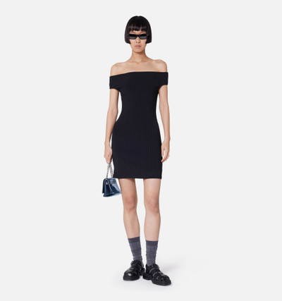 AMI Paris Bare Shoulder Mini Dress outlook