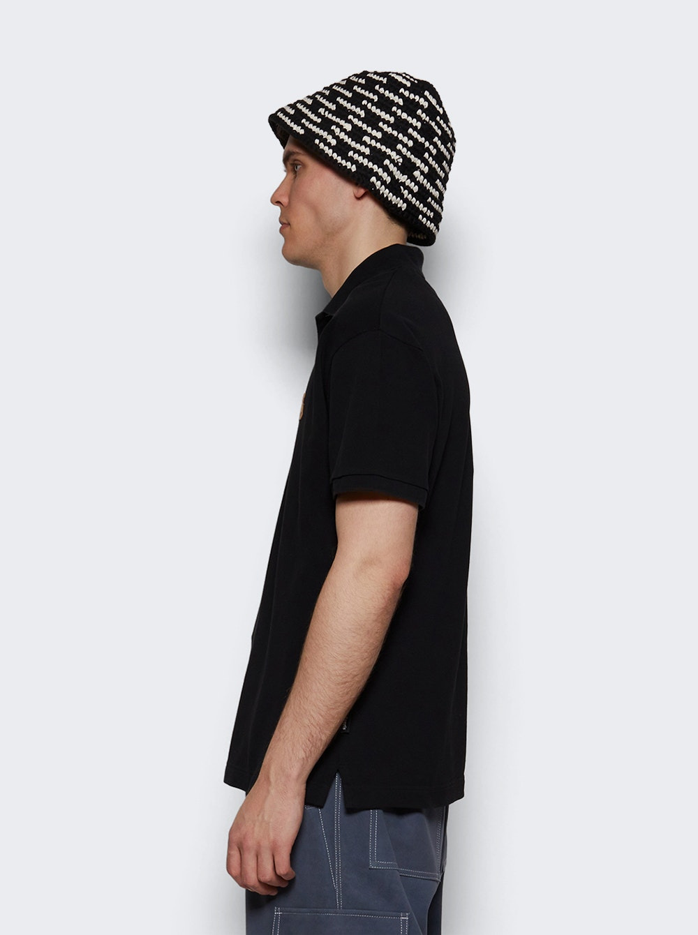Mini Bear In Mind Polo Shirt Black - 3