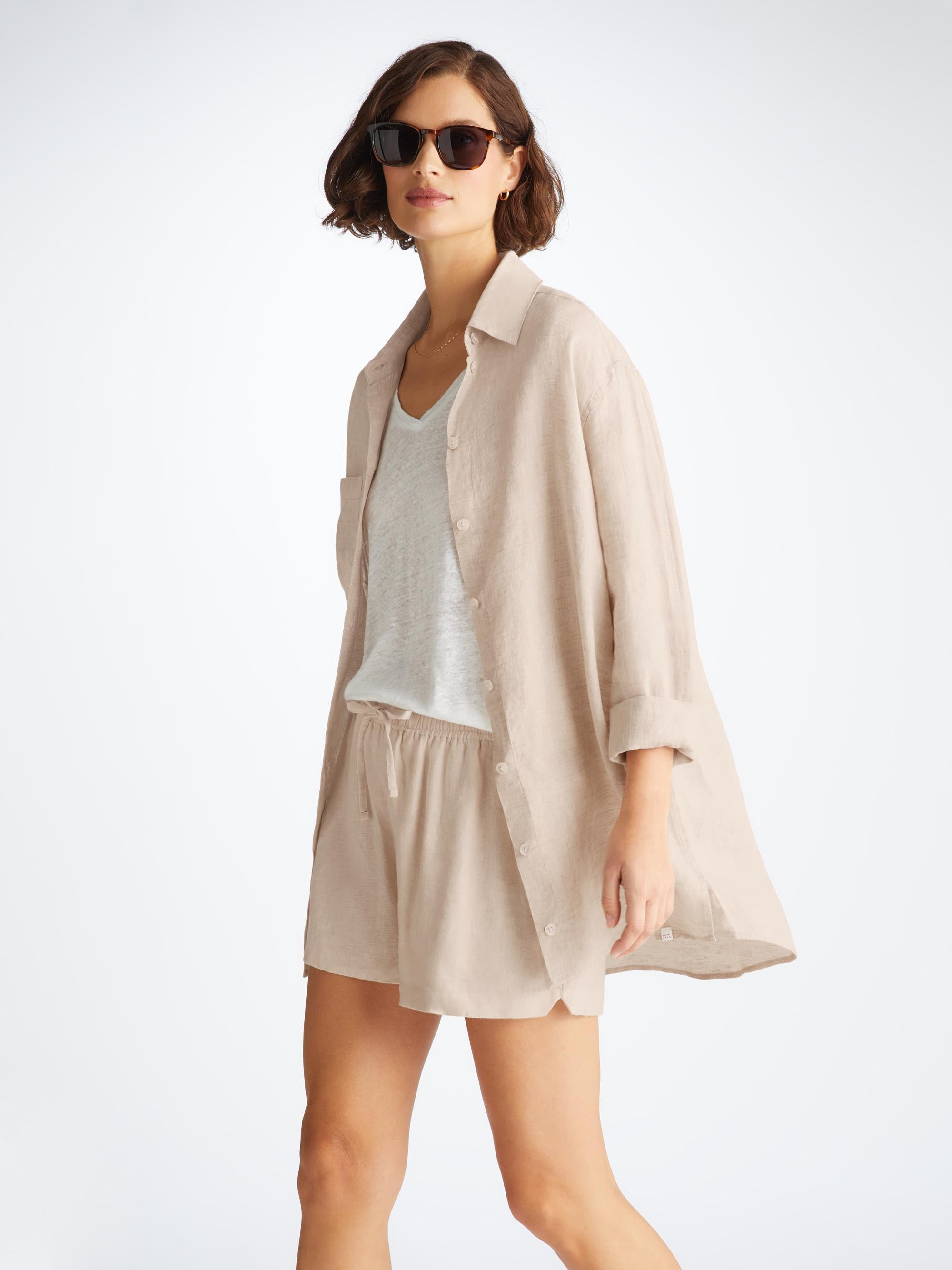 Women's Shirt Sicily Linen Sand - 2
