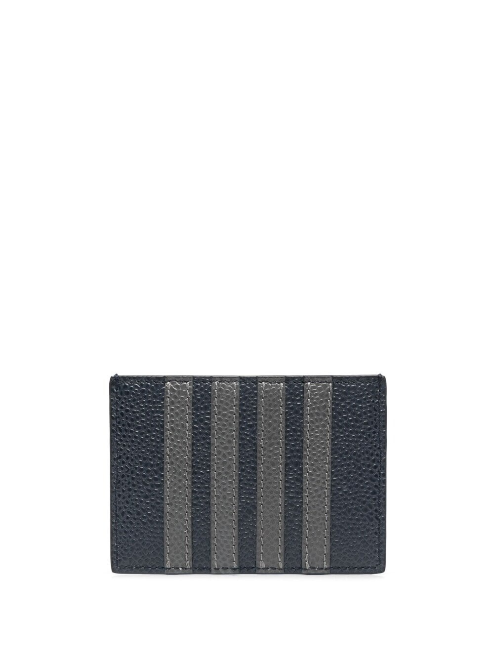 4-Bar stripe leather cardholder - 2