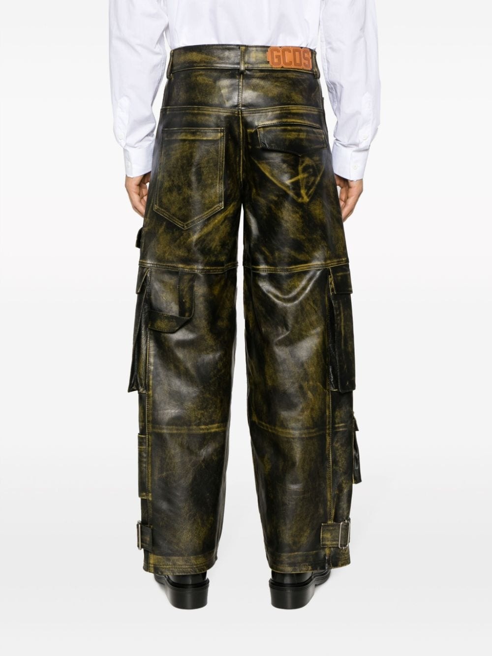 Rub-Off Ultracargo leather trousers - 4