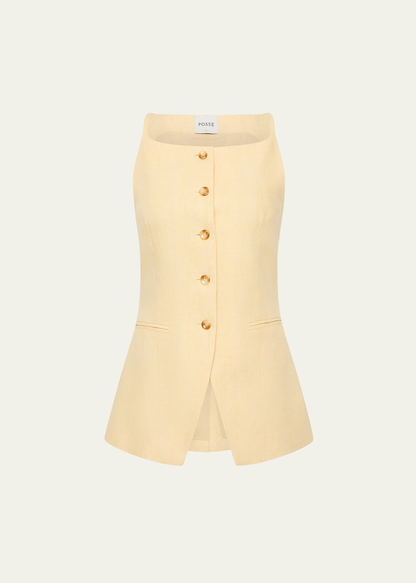 Nancy Linen Gilet - 1