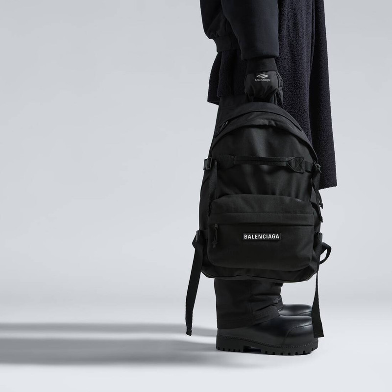BALENCIAGA Men's Skiwear - Ski Backpack in Black outlook