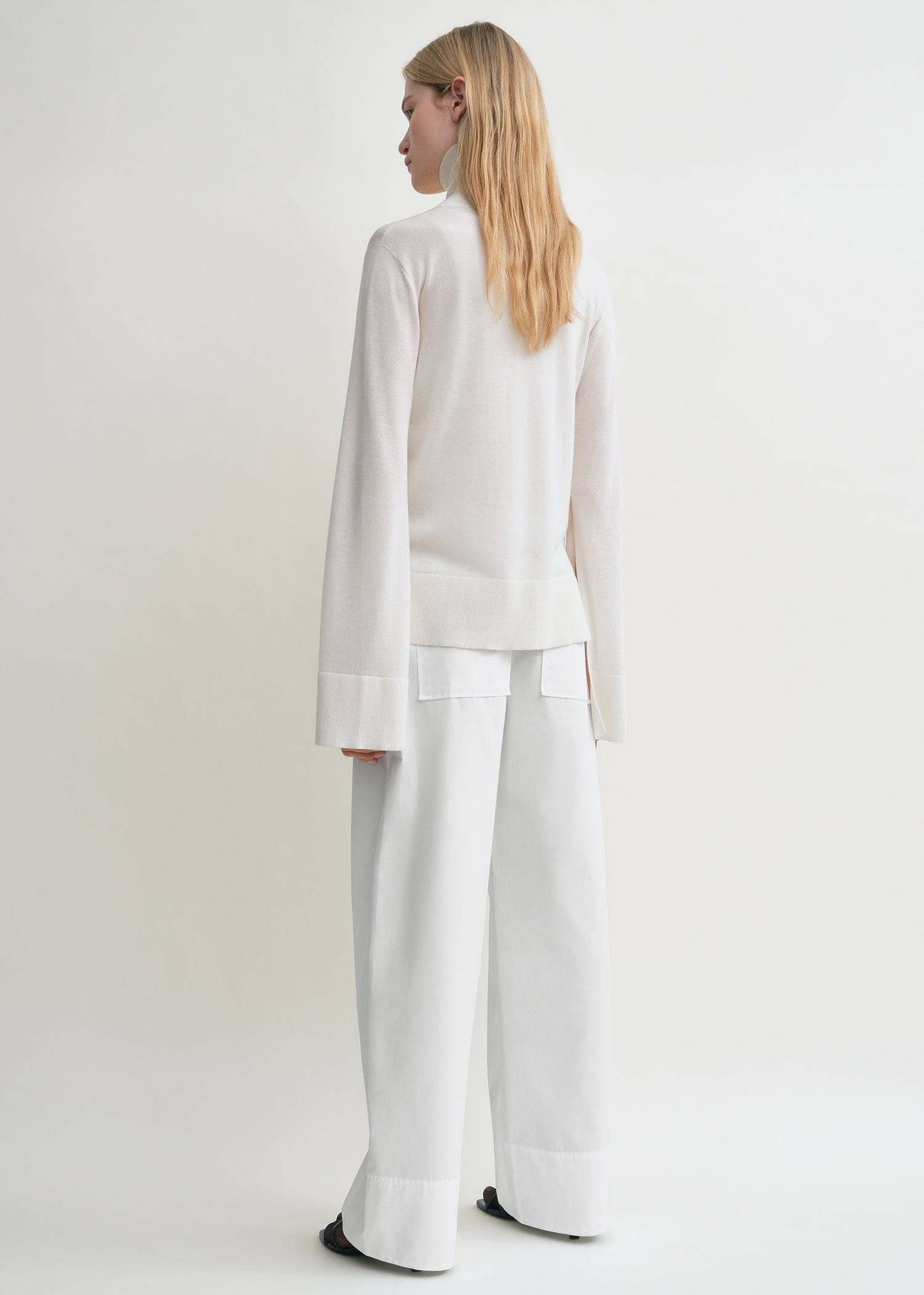 Twisted seam trousers white - 4
