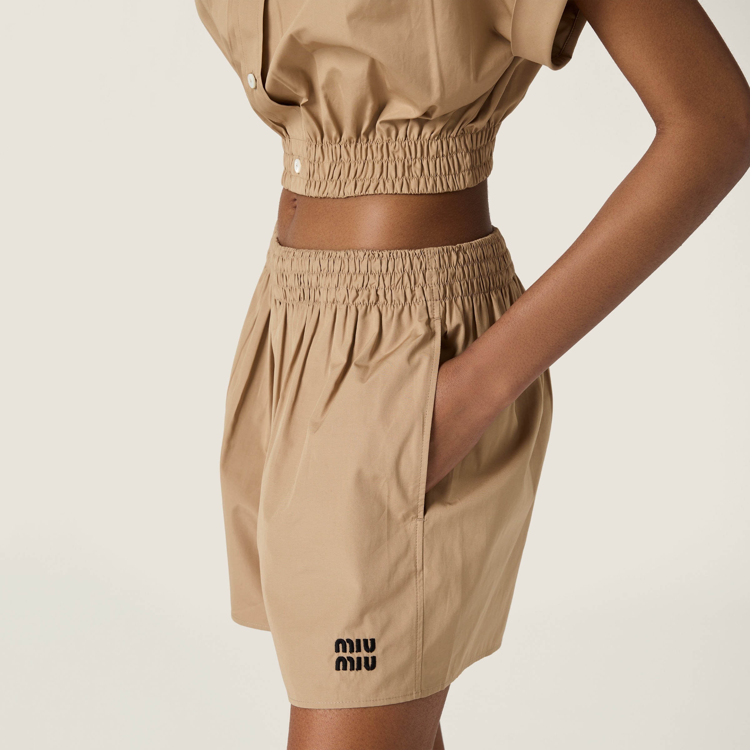Poplin shorts - 4