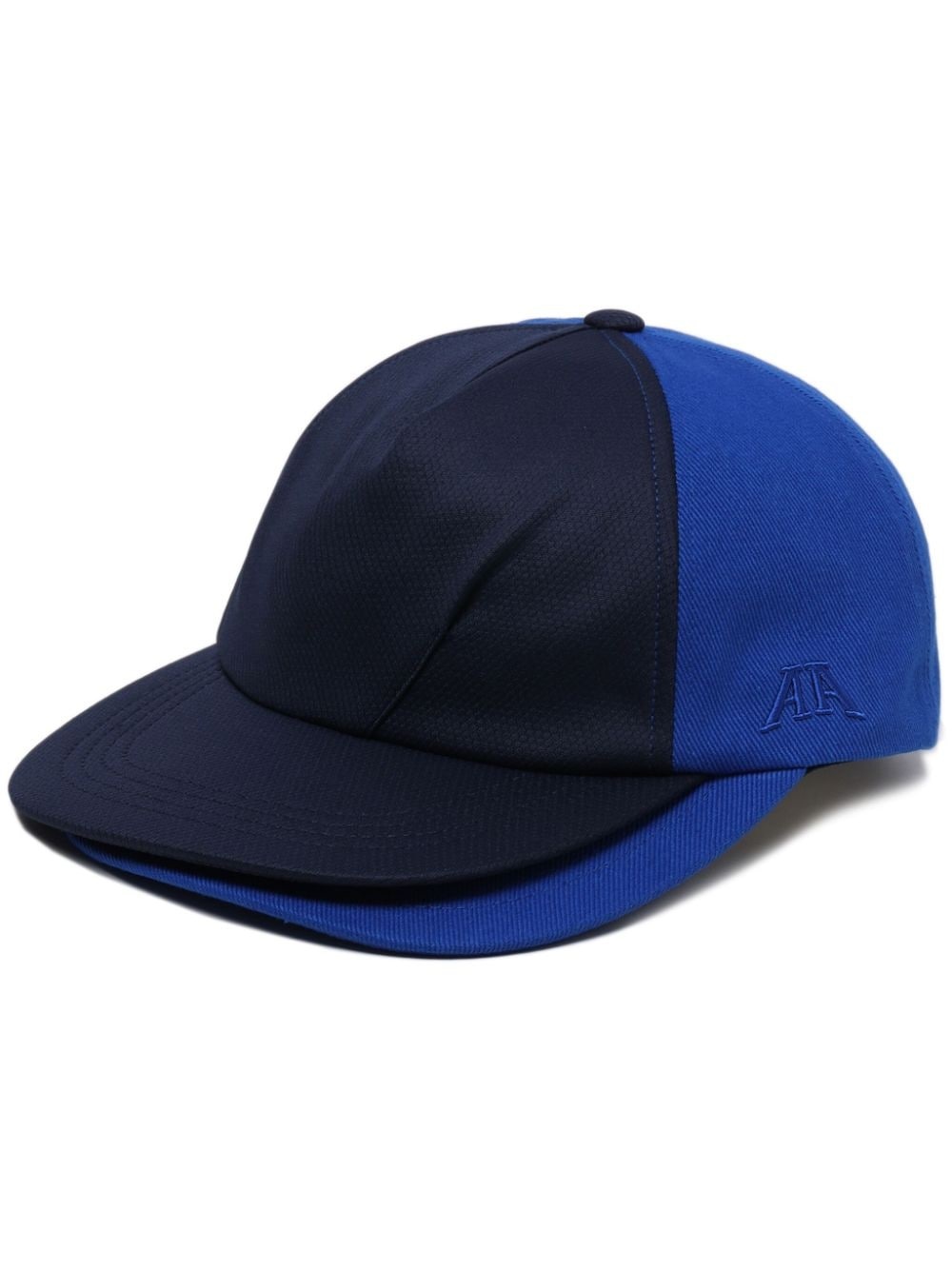 logo-embroidered two-tone cap - 1