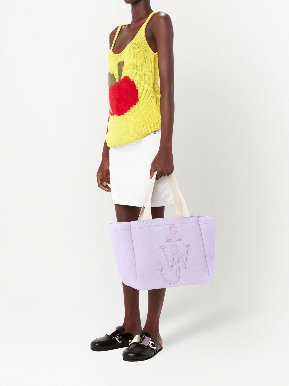 logo-patch canvas tote bag - 2