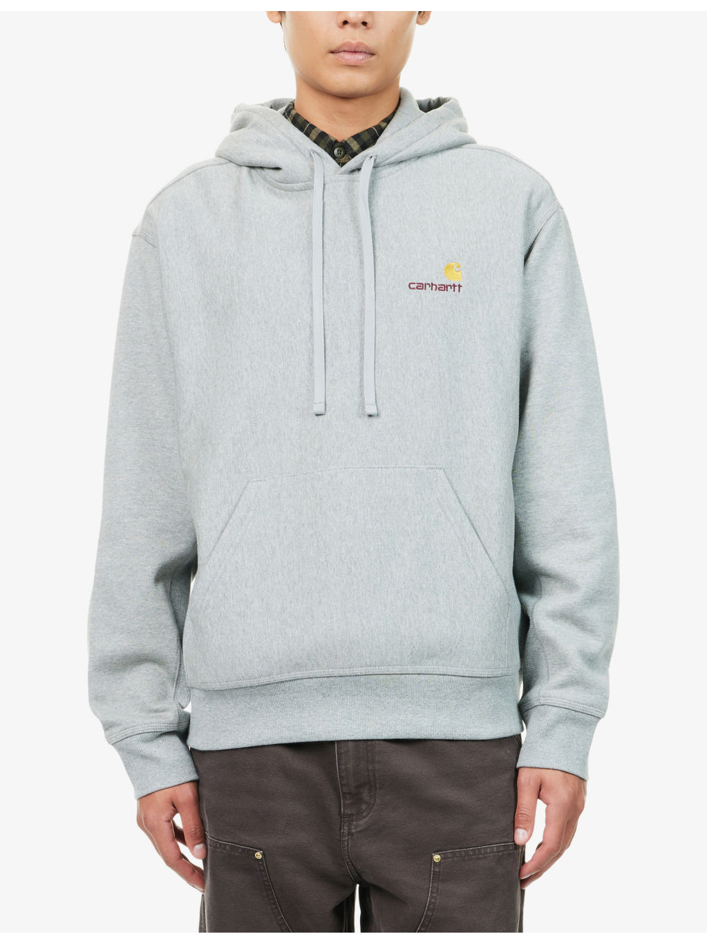 Embroidered-Logo Relaxed-Fit Cotton-Jersey Hoody - 3