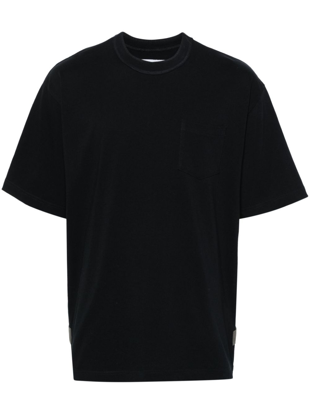 drop-shoulder cotton T-shirt - 1