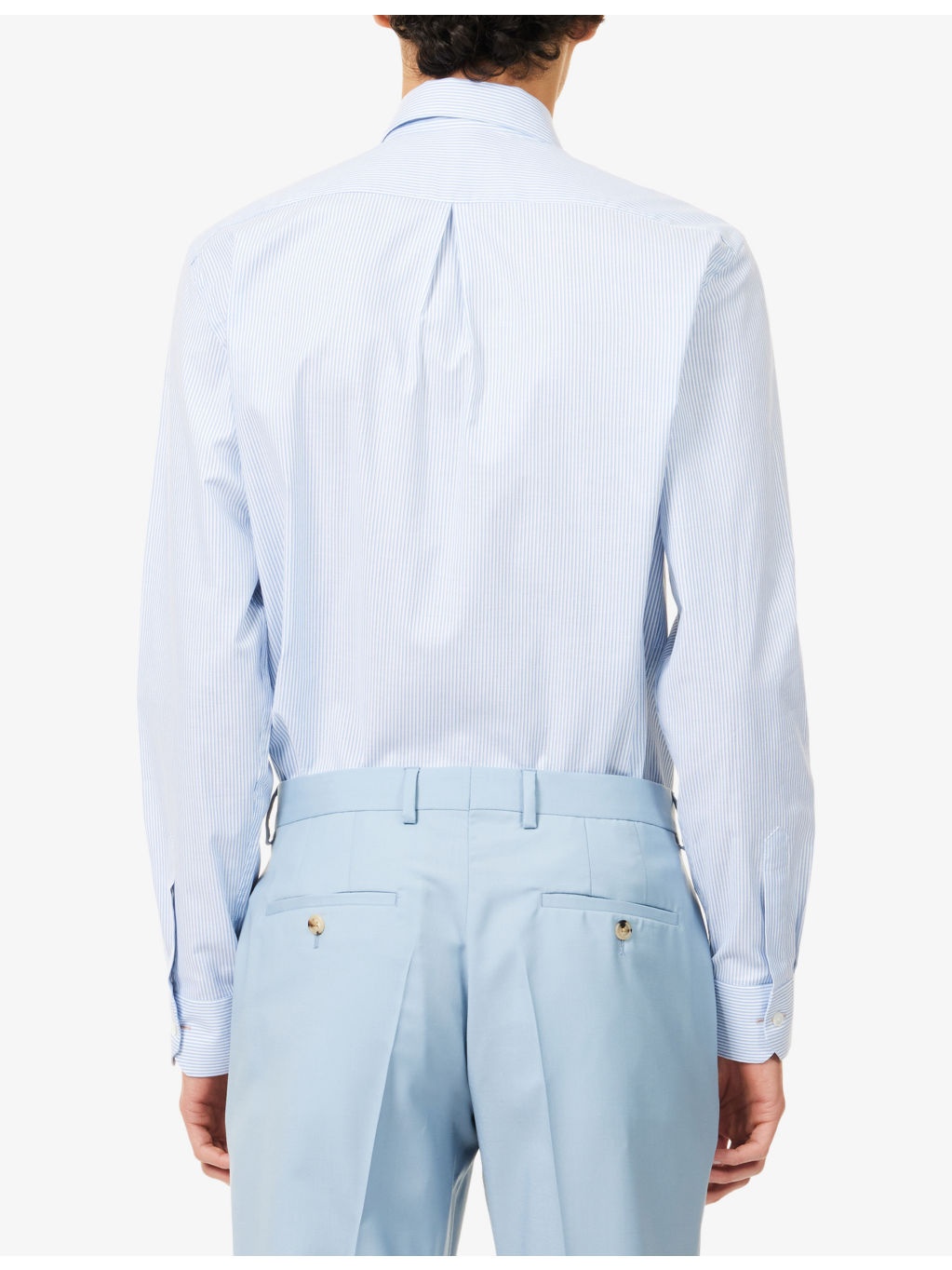 Striped Tailored-Fit Cotton Shirt - 4