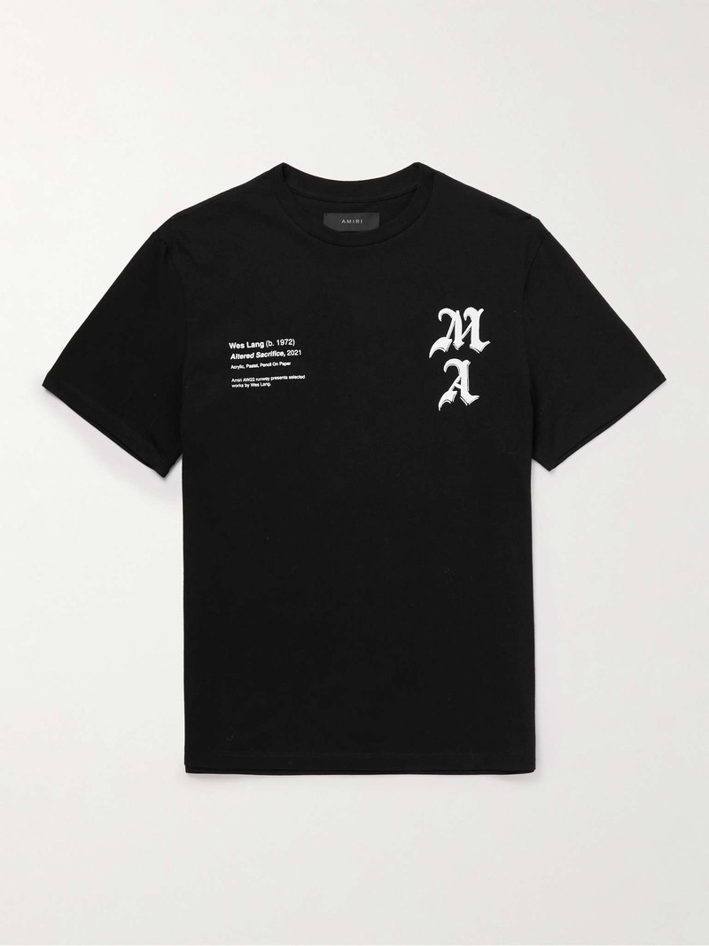 + Wes Lang Printed Cotton-Jersey T-Shirt - 1
