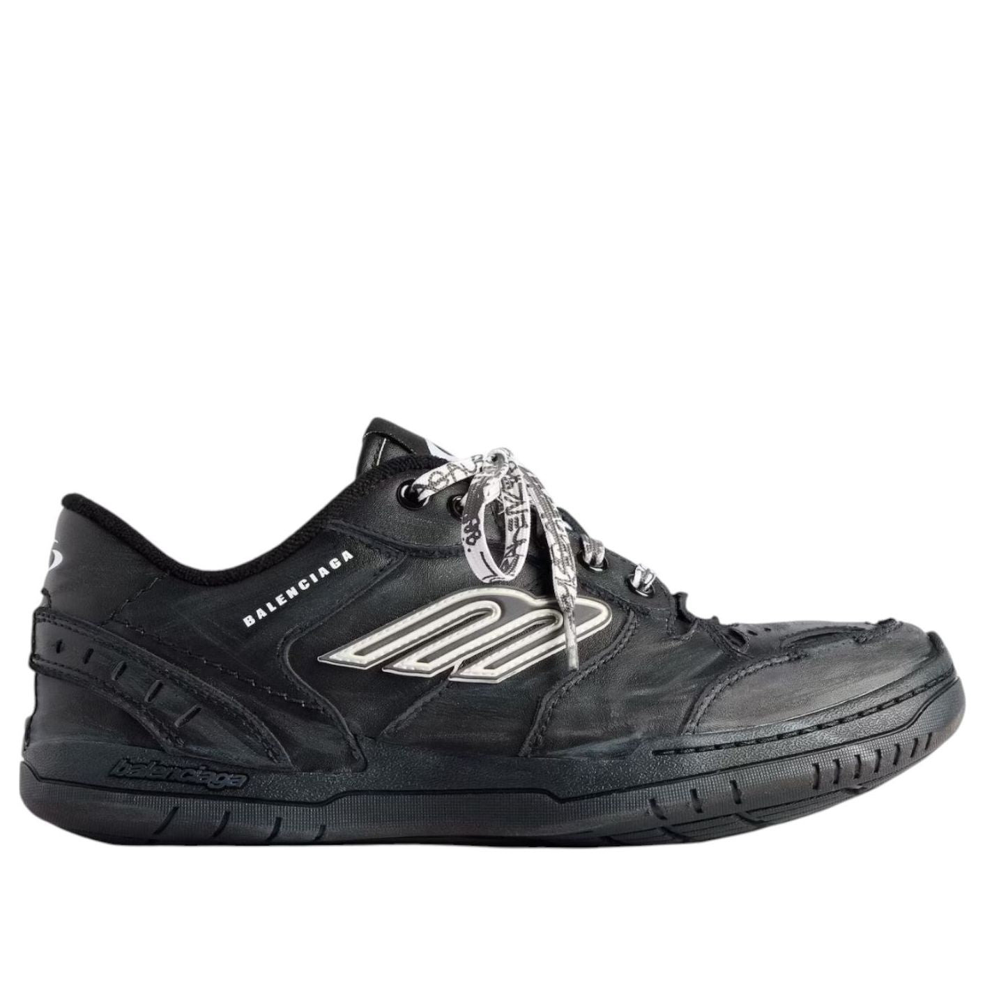 (WMNS) Balenciaga Hamptons Worn-out 'Black' 841763WCURB1000 - 5